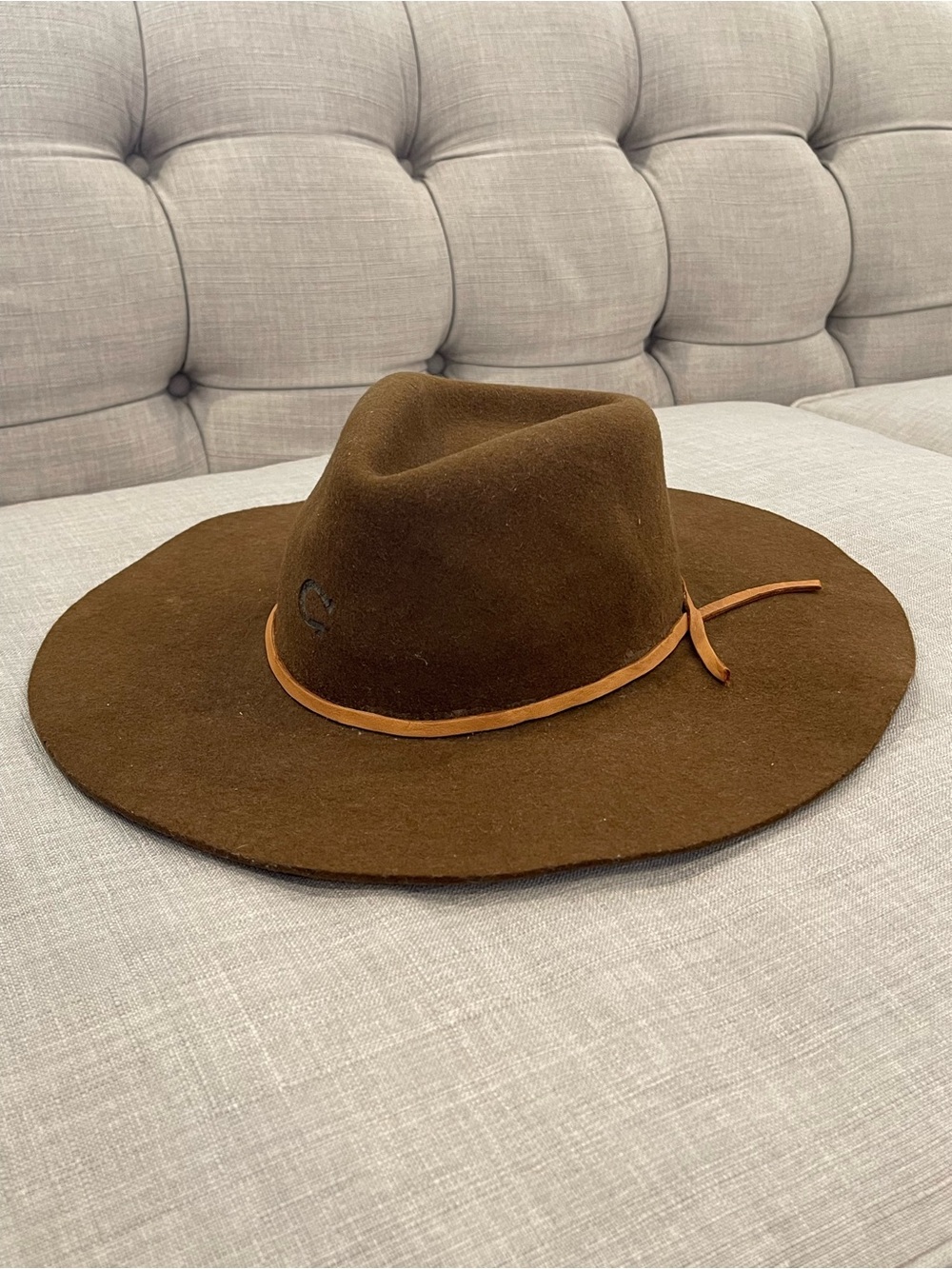 Charlie 1 Horse Acorn Brown Felt Wool Hat Western Boho Festival Coastal Cowgirl
